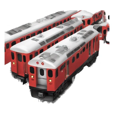 red boston mbta train sticker