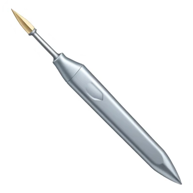 Gray Scalpel for surgery pointed upwards sticker