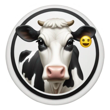 Dead Milkmen band cow logo sticker