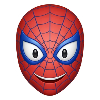 Spider man emoji sticker