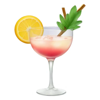 Aesthetic cocktail  sticker