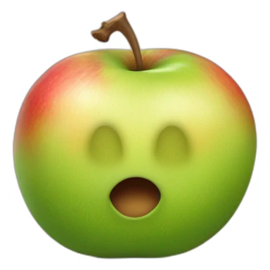 Trognon de pomme sticker