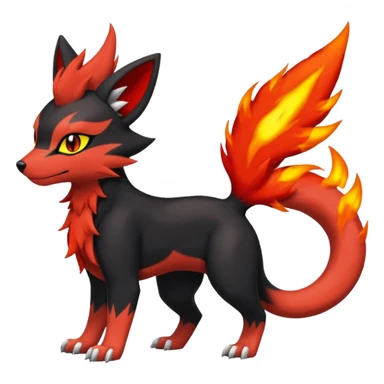 
Houndour-Torracat-
Salandit-Fennekin-Fakémon-Digimon-fusion (full body) sticker