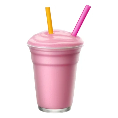 McDonald's smoothie pink sticker