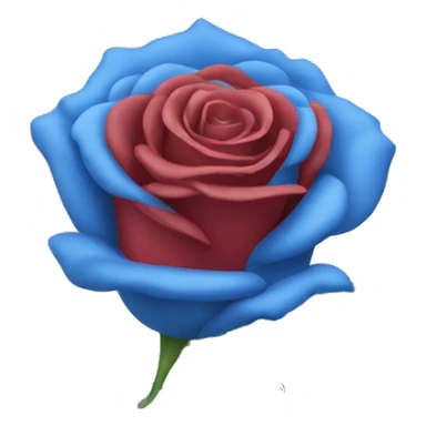 Rose in Blue  sticker