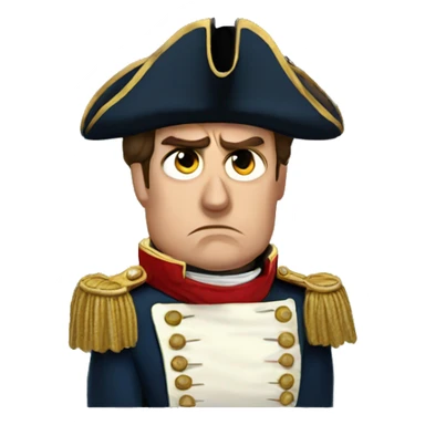 angry napoleon sticker