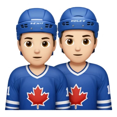 Ice Hockey brothers sticker