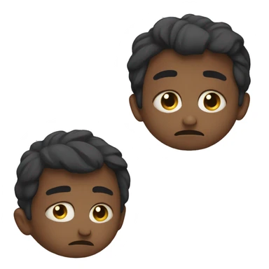 Terrifying sad sticker