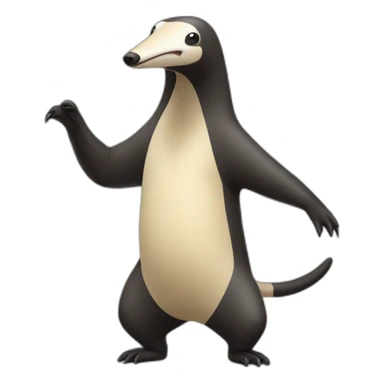 Anteater t Pose sticker