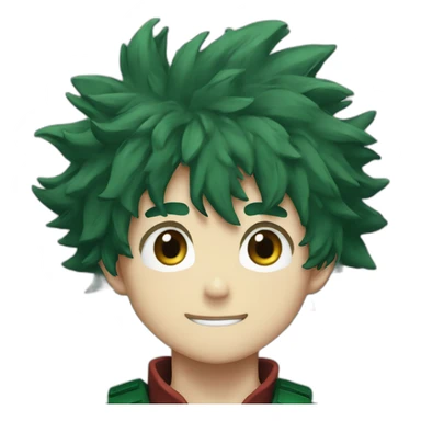 deku from my hero academia sticker