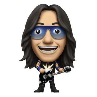 Ace Frehley excited sticker
