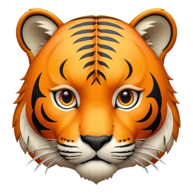 Very Dangerous tiger face sticker