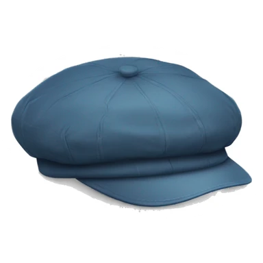 isolated big cloth flat cap sticker