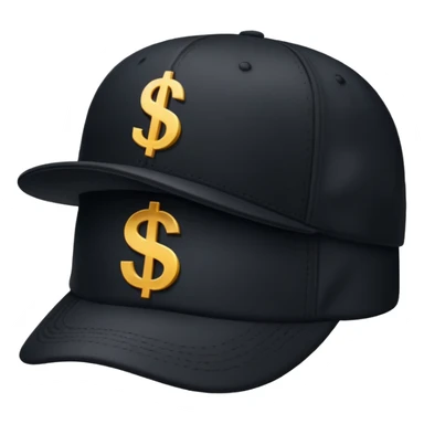 boné com simbolo de $ hype sticker