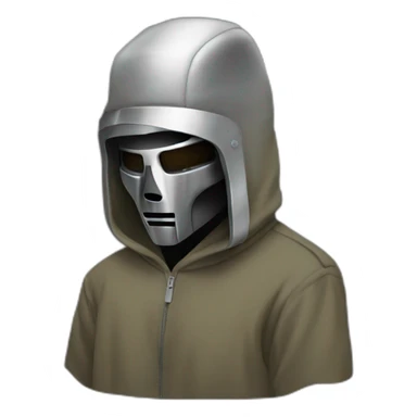 Kanye west x MF doom sticker
