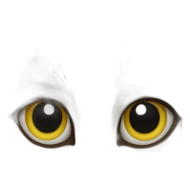 a 5 eyes cat sticker