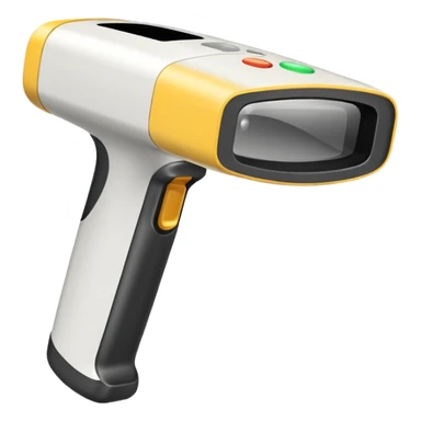 emoji of Barcode Scanner with ‘No Product Found’ Screen sticker