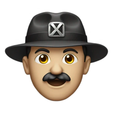 hitler be quiet sticker