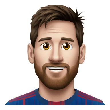 messi qui court apres ronaldo sticker