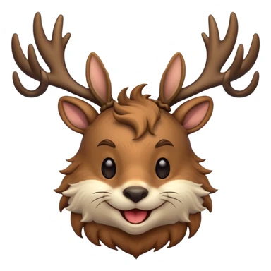 generate a emoji of a jackalope sticker