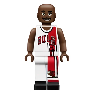 MICHAEL JORDAN lego full body sticker