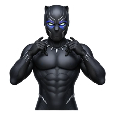 Black panther marvel sticker