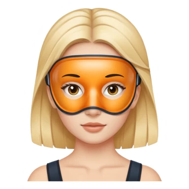 A Currentbody led therapy mask on a girl sticker