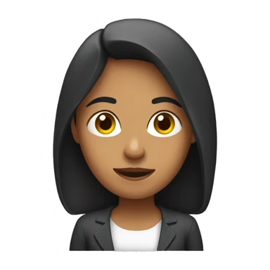 mujer hablando sticker