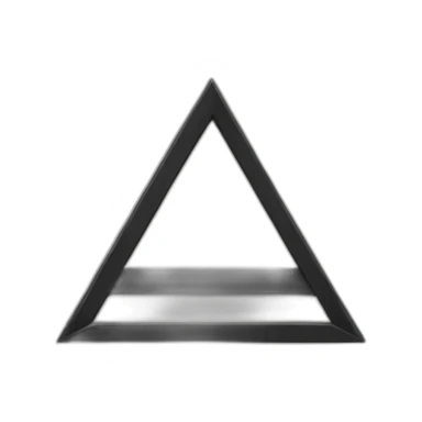 black triangle sticker