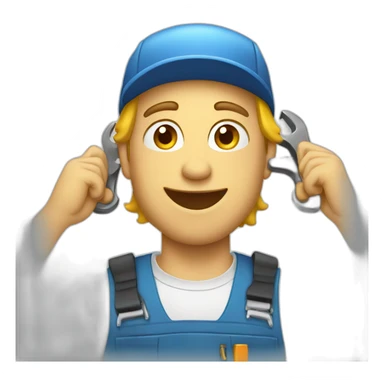 car mechanic sticker