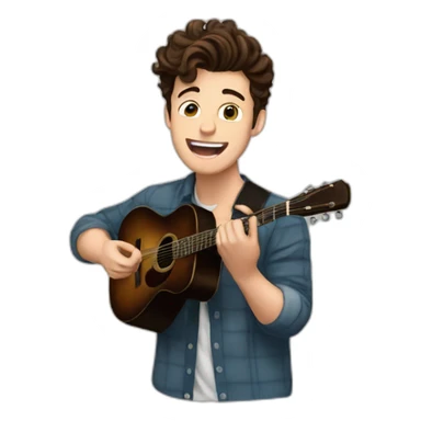 Shawn mendes singing sticker