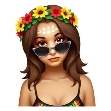 Flower-Crowned Dancer sticker