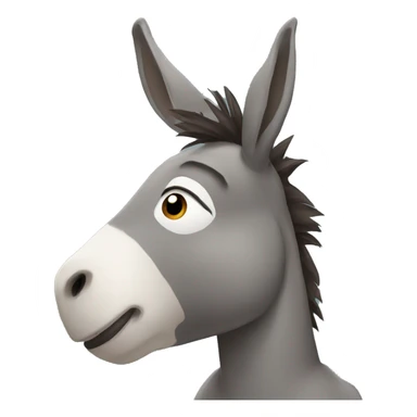 Donkey saying sorry sticker