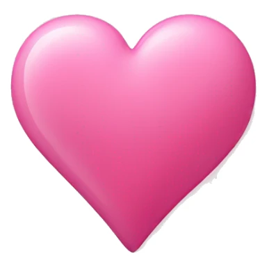 Pink heart with pink clouds around ￼ sticker