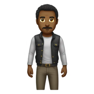 rebellious man sticker