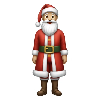 Skinny santa claud sticker
