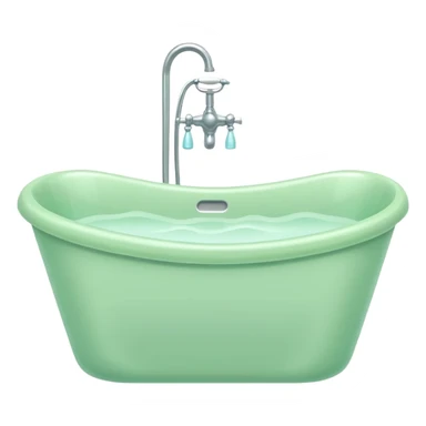 bath pastel green color sticker