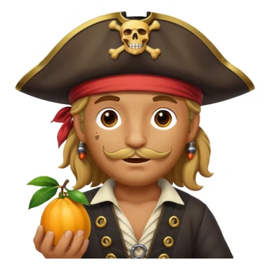 Pirate Captain Mixed with a Maracuja sticker