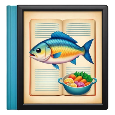 Pull up Fishwife Cookbook graphics sticker