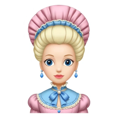 marie Antoinette fashion  sticker