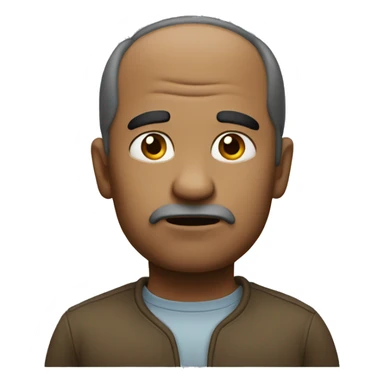 Skeptical person sticker