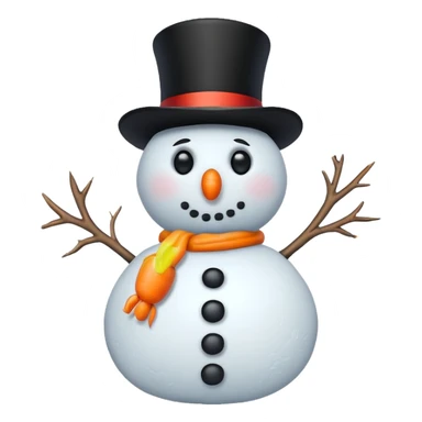 frozen snowman sticker