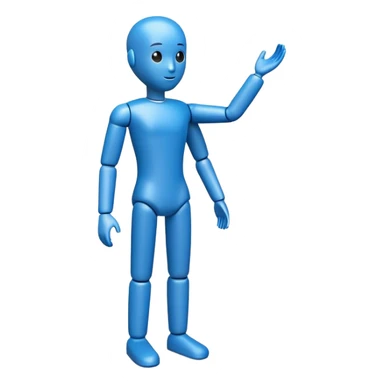 blue test dummy sticker