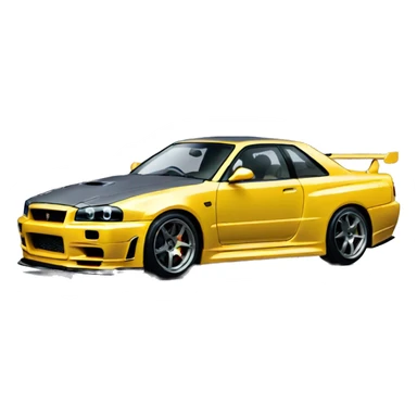 Skyline r34 sticker