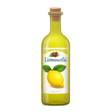 Limoncello bottle  sticker