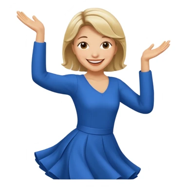 Valérie pécresse entrain de danser sticker