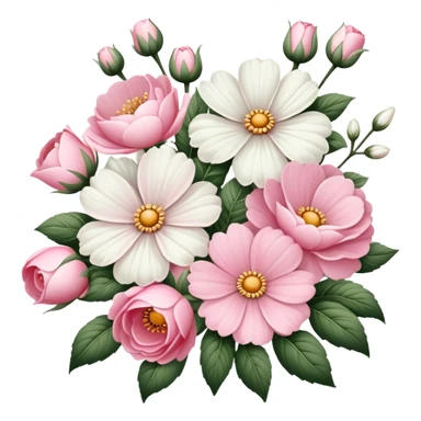 Pink and white romantic vintage aesthetic  sticker