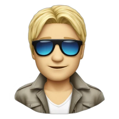 Corey Feldman with sunglasses sticker
