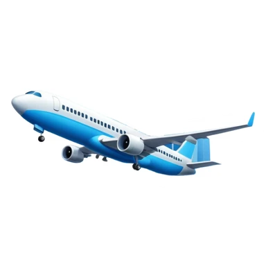 A plane flying with two skyscrapers in Front of it sticker