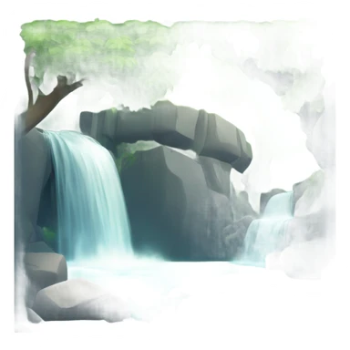 Waterfall  sticker